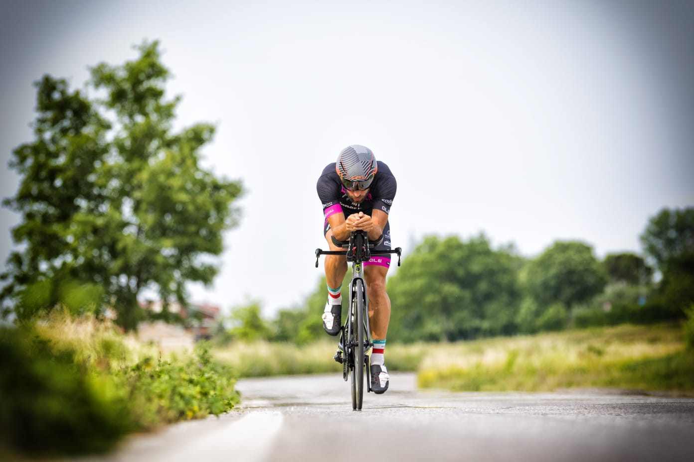 Mattia Ceccarelli ha tagliato l'Ironman Italy 2019 in quinta posizione (Foto ©Roberto Del Bianco).